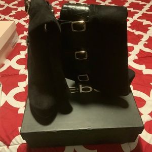 Bebe knee high boots